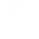 White lab flask and beaker icon for the chemical industry.