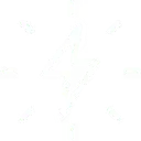 White lightning bolt icon representing the energy sector.